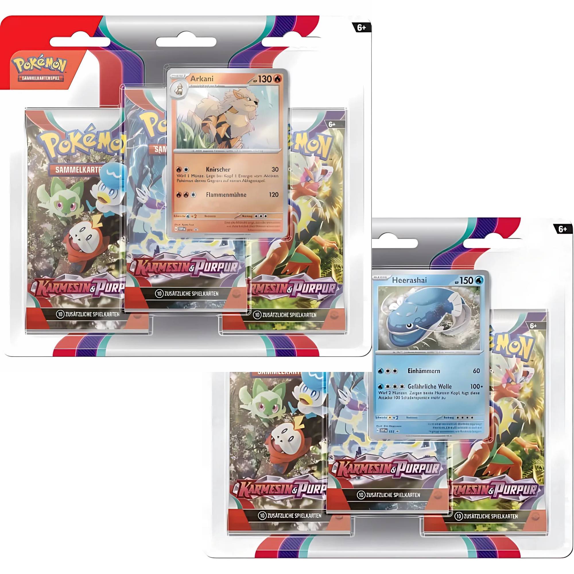 Karmesin & Purpur 3 Pack Blister deutsch