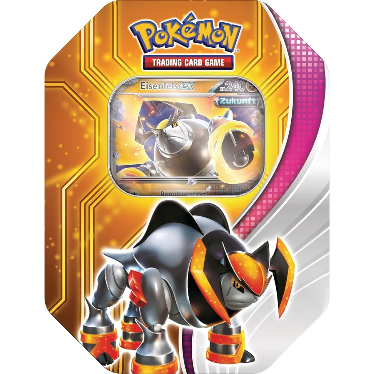 Pokemon Paradox-Schicksale Herbst Tin-Box 2024 Eisenfels ex