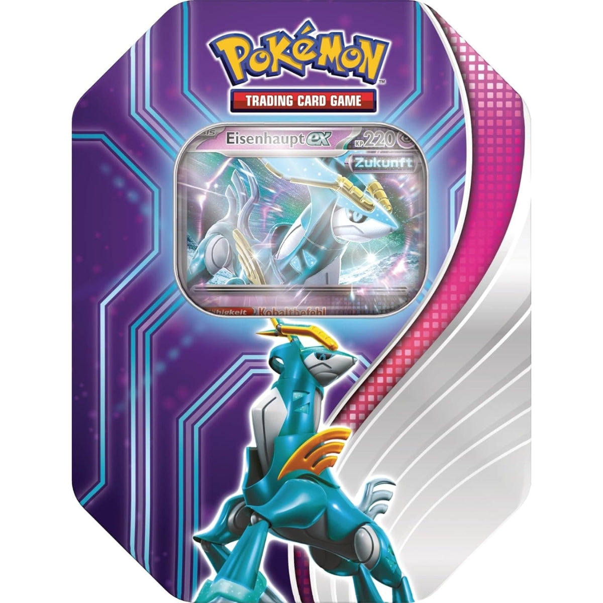 Pokemon Paradox-Schicksale Herbst Tin-Box 2024 Eisenhaupt ex