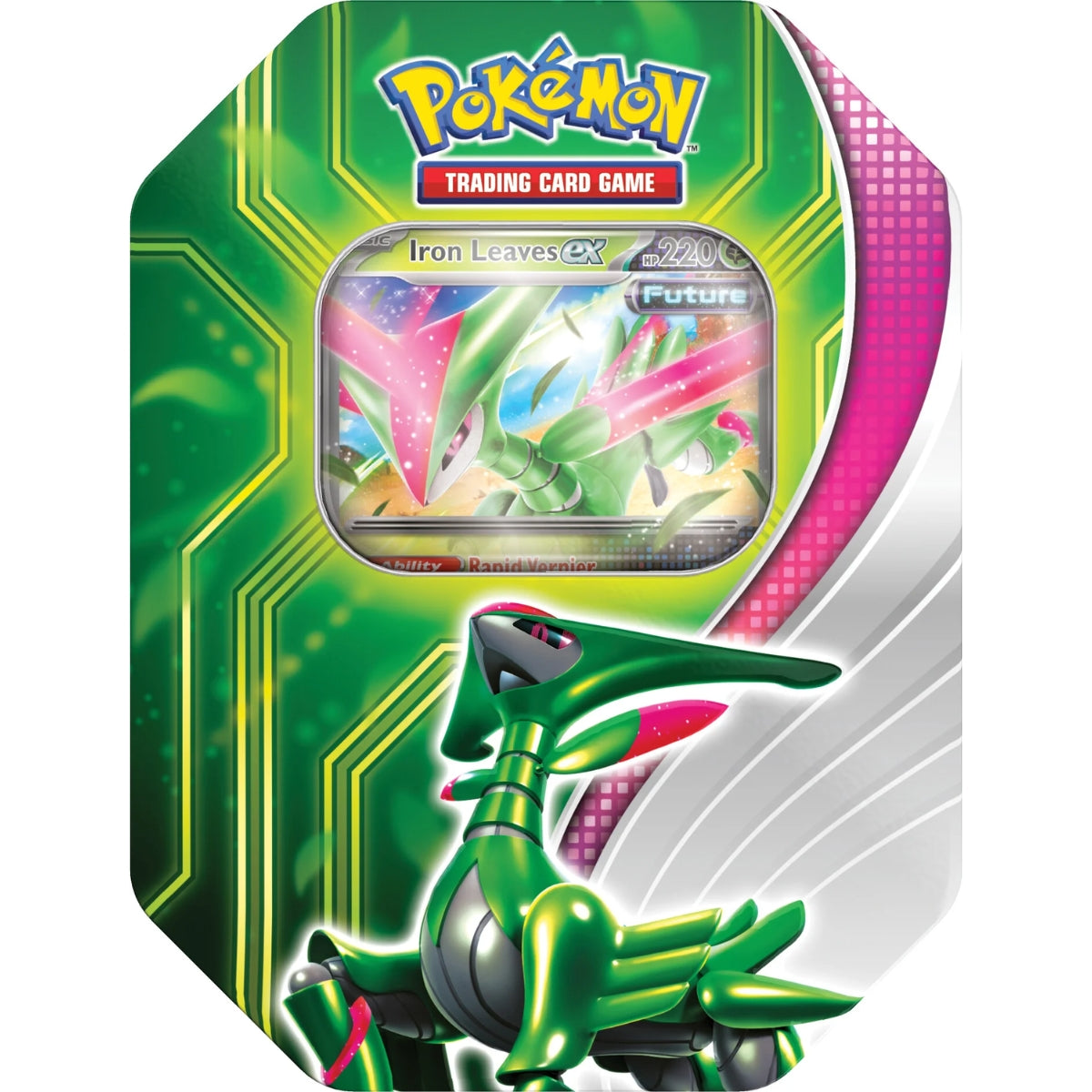 Pokemon Paradox Clash Tin Box Walking Wake ex oder Iron Leaves ex