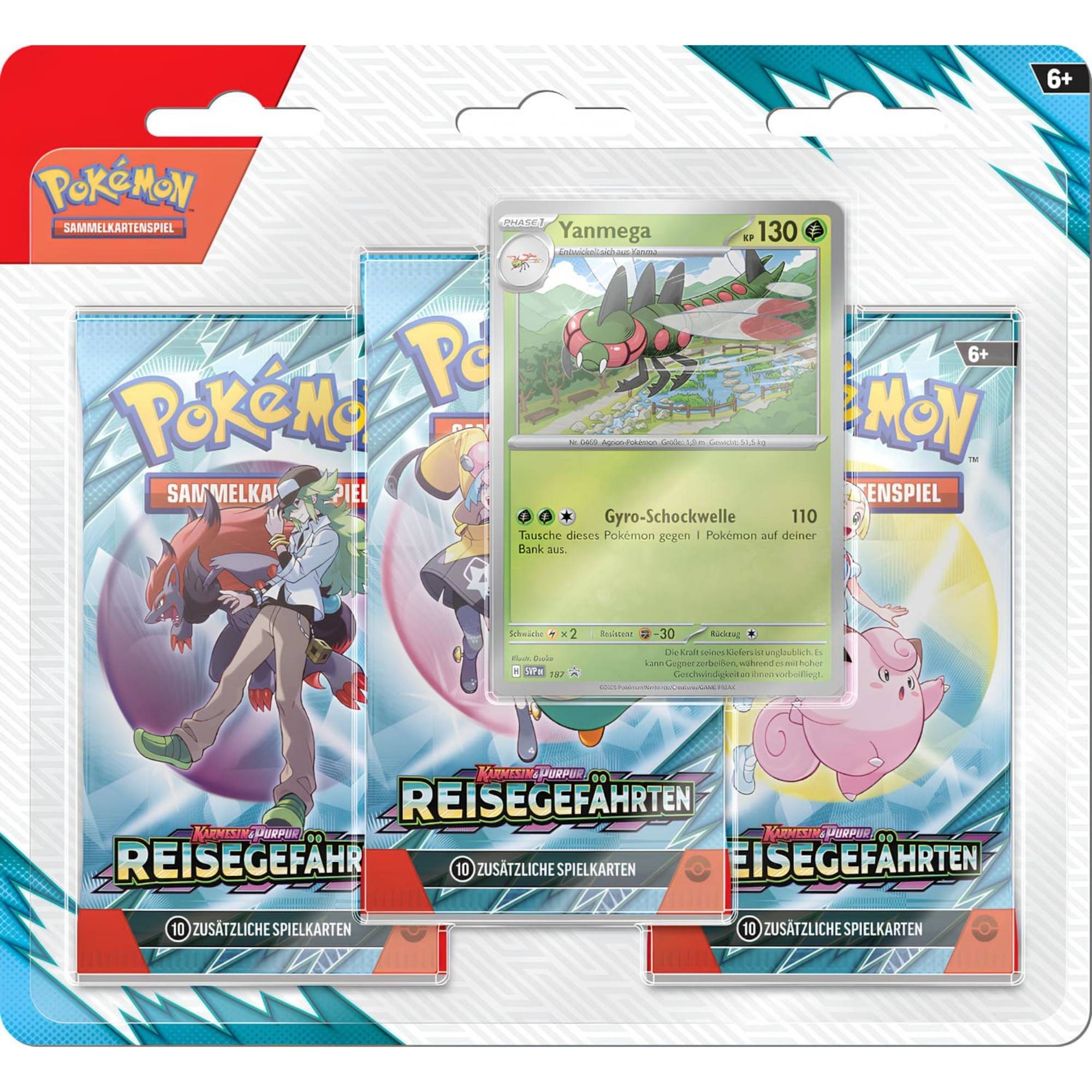 Reisegefährten 3-Pack Blister Yanmega deutsch